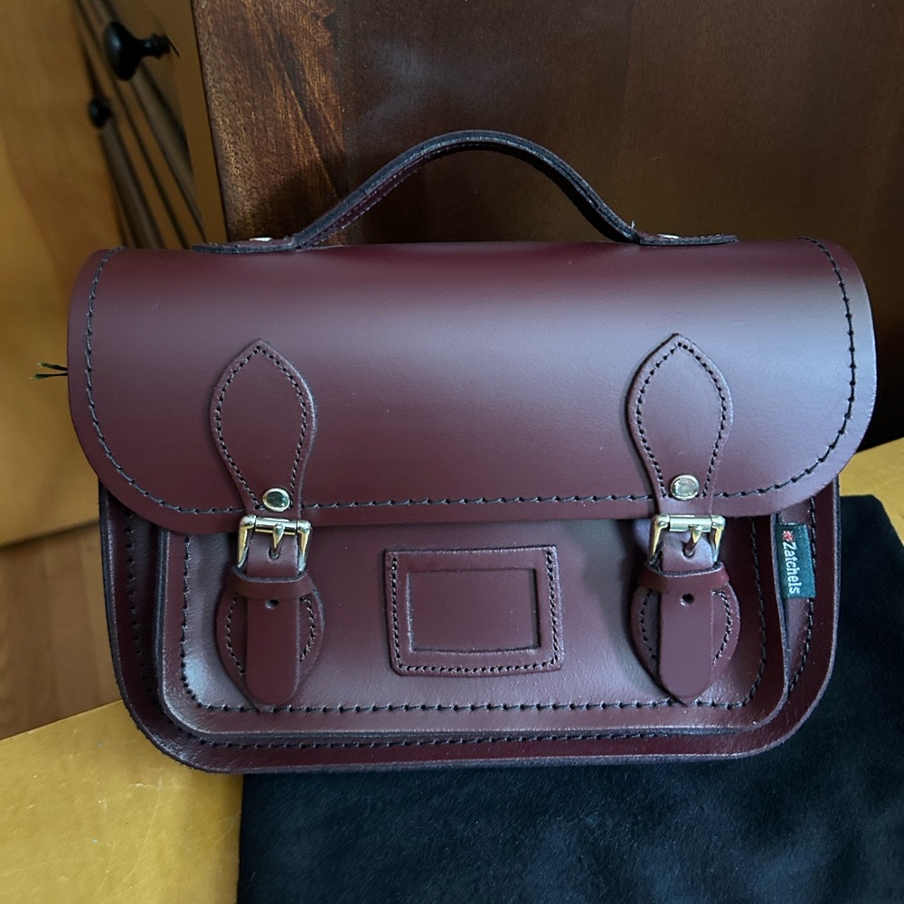 Zatchels Midi Satchel in Marsala